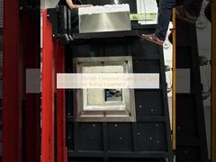 ISO834-1, EN1363-1 Çelik Yapılar İçin Yangına Dayanıklı Kaplamalar Yangın Test Ekipmanları