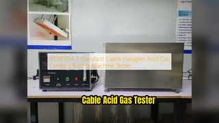 Kablo Asit Gaz Test Cihazı IEC60754