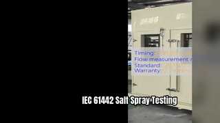 HV Kablo Aksesuarları için IEC 61442 Tuz Püskürtme Test Cihazı