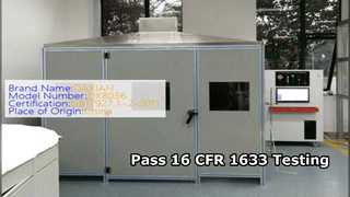 16 CFR 1633 Yatak Yanıcılık Test Cihazları