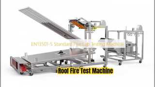 EN13501-5 Çatılar için Yangın Test Cihazı