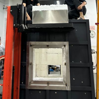 1300C Çalışma Sıcaklığı Çelik Yapısı Yangın geçirmez Kaplama Deneme Fırını 2.0mm Kablo Çapı