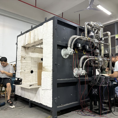 Çelik yapısı yangın geçirmez kaplama test fırını