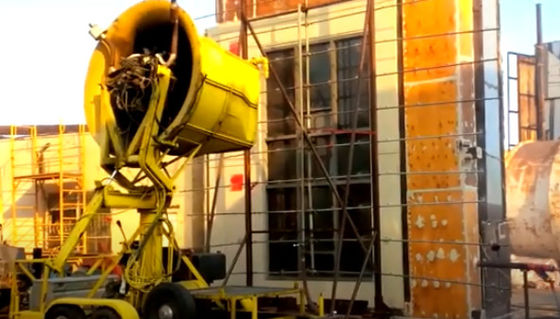 BS EN356 Güvenlik Camı Test Ekipmanı Balta Test Makinesi Cam Test Cihazı