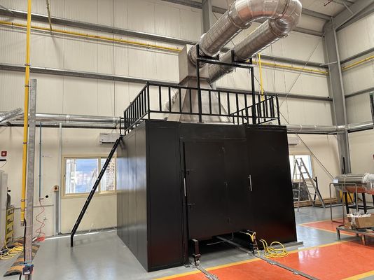 BS476-7 İnşaat Malzemeleri Laboratuvar Test Ekipmanı Yüzey Alev Yayılması Test Aparatı Yanıcılık Makinesi