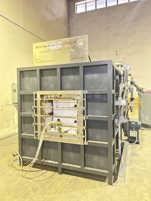 ISO834-1 Yangın geçirmez Cam Çelik Yapı Yangın geçirmez Kaplama Yangın Deneme Fırını