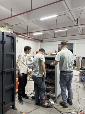 Yangına dayanıklı kaplama örneği Yangına dayanıklılık test fırını