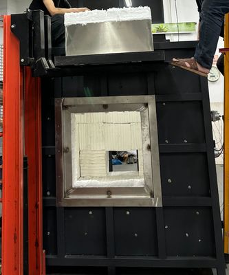 Çelik yapısı Yangına dayanıklı Örnek testi fırını Yüksek sıcaklığa dayanıklılık 1300 C'nin altında