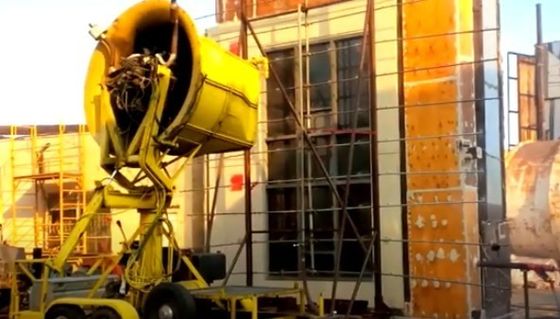 AAMA 501.1 Yapı Malzemeleri Test Ekipmanları Dinamik Su Girişi Testi