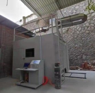 BS EN 13823 İnşaat malzemeleri için SBI Test Makinesi Tek yanıcı madde test cihazı Laboratuvar test ekipmanları