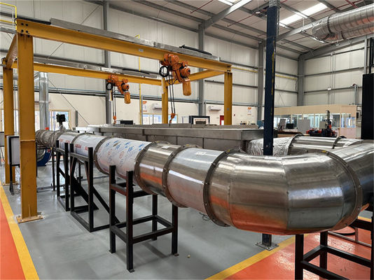 ASTME84 Tünel Fırın Gaz Metan Hava Kompresörü Laboratuvar Yangın Deneme Makinesi Koruma Sınıfı IP57