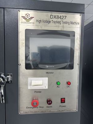 Lastik elektrik yalıtım malzemeleri için yüksek voltajlı sızıntı izleme test makinesi