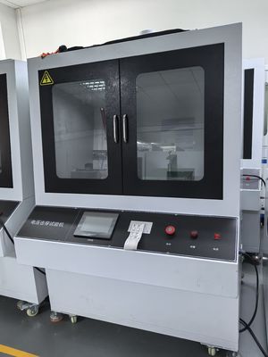 DX8388 Katı yalıtım malzemesi Elektrik Gücü Test Makinesi Sıcak damgalama tasarımı % 1 doğruluk