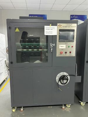 Plastik Testleme Elektrikli İz Direnci Korozyon Test Makinesi Adımsız Düzenlenebilir Test Voltajı 100V-6000V ile