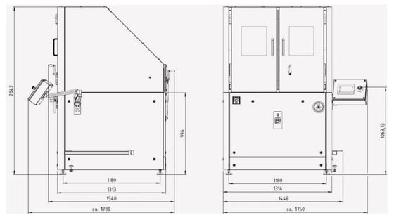 Darmstadt Makine Motosiklet Koruyucu Sıvı Test Aparatı EN17092-1