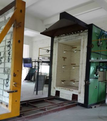ISO834 Standart İnşaat Malzemeleri Dikey Yangın Testleri Fırın Laboratuvar Test Ekipmanı