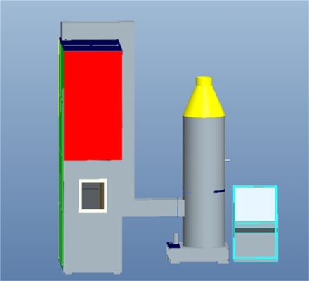Kablo ve Tel Demeti Yanma Test Cihazı, Dikey Olarak Kurulmuş Demet Halindeki Kablolar ve Teller İçin Test Makinesi
