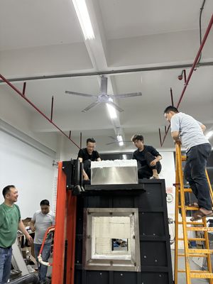 Yangın geçirmez kaplamalar Çelik yapısı Yangın geçirmez kaplama test fırını ISO834-1 İç test