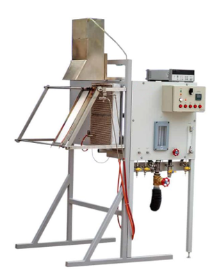 ASTME162 Standart Yangın Laboratuvar Test Makinesi Radyant Isı Enerji Kaynağı Yüzey Yanıcılık Test Cihazı