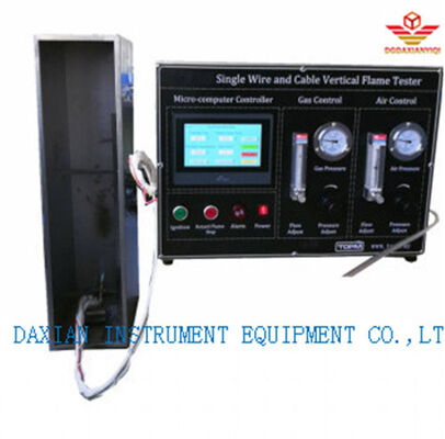 ASTM D 6096-21 DX8363 Tek kablo için dikey alev testi IEC 60332-1