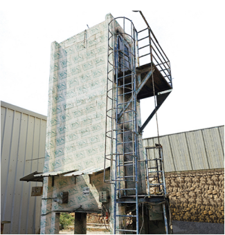 UL1666 Dikey Şaft Kablo Alev Yayılma Test Ekipmanı 7.12m Beton Oda Fiber Optik