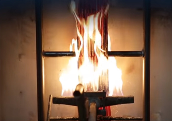 Tel ve Kablo Demetleme Yangın Test Cihazı AC220V Yanma Test Cihazı