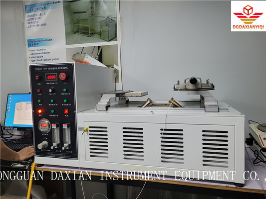 Laboratuvar Test Makinesi TPP Yangın Testi ASTM F2700'e Göre