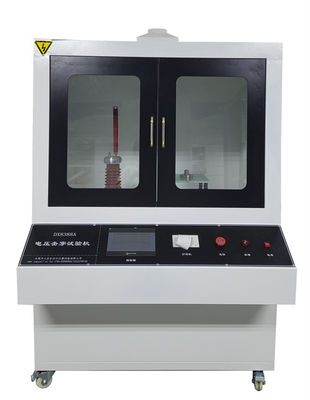 DX8388 Katı yalıtım malzemesi Elektrik Gücü Test Makinesi Sıcak damgalama tasarımı % 1 doğruluk