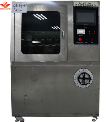 Solar PV Enerji Kabloları IPT Otomatik Yüksek Gerilim İzleme İndeksi Kauçuk Test Makinesi IEC60587 Standartları